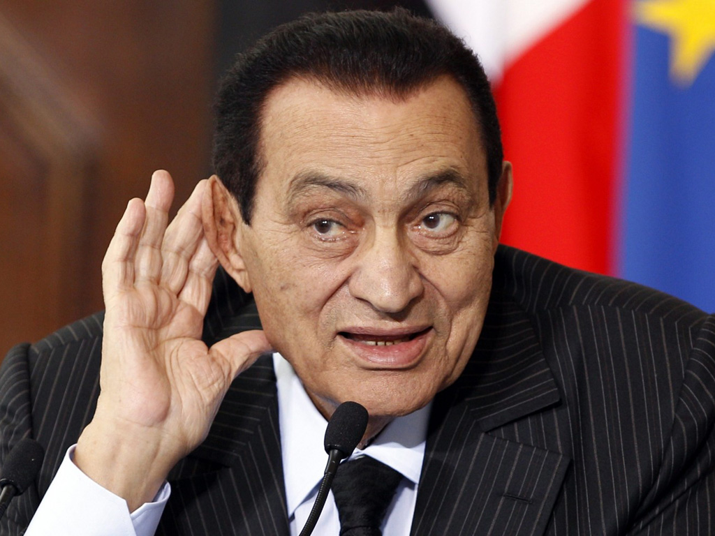 Hosni Mubarak - người đã có ảnh hưởng lớn đến bóng đá Ai Cập - Ảnh: Reuters
