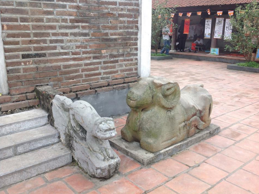Linh vật Việt ở chùa Dâu, Thuận Thành, Bắc Ninh - Ảnh: Nhóm Linh vật Việt