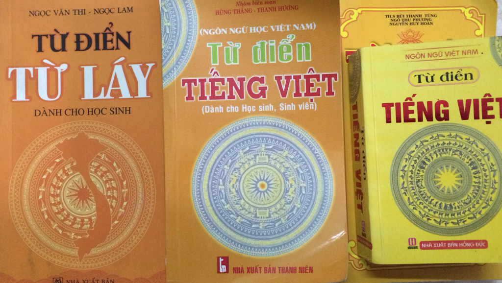 Nhiều tác giả không ai biết đã biên soạn từ điển dành cho học sinh - Ảnh: H.T