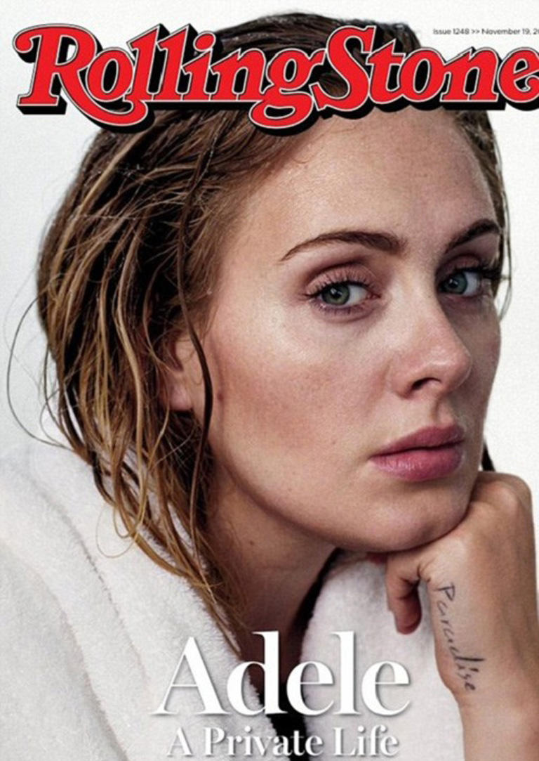 Ảnh bìa Adele trên ấn phẩm mới nhất của tạp chí Rolling Stone - Ảnh: Chụp màn hình New York Daily News