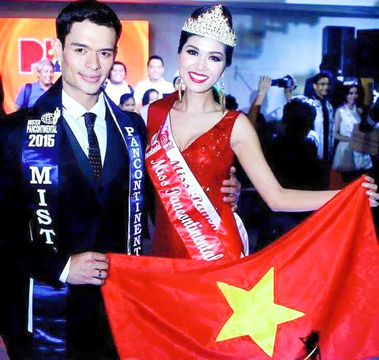 Oanh Yến đoạt Hoa hậu Thế giới toàn cầu 2015 - Ảnh: NSCC