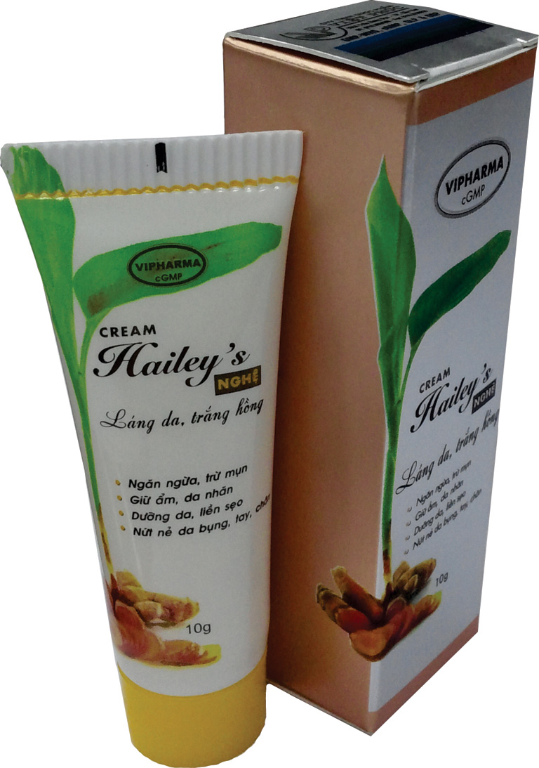 CREAM Hailey’s Nghệ láng da, trắng hồng với Nano Curcumin