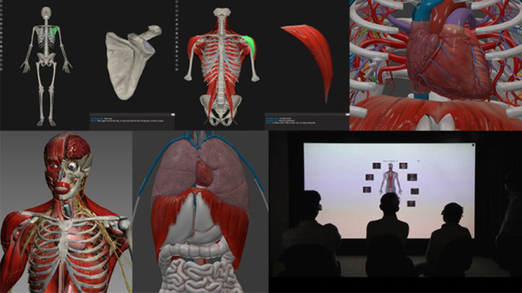 Trải nghiệm và Tương tác với Cơ thể ảo - 3D thông qua Công nghệ Trình chiếu Quang phổ