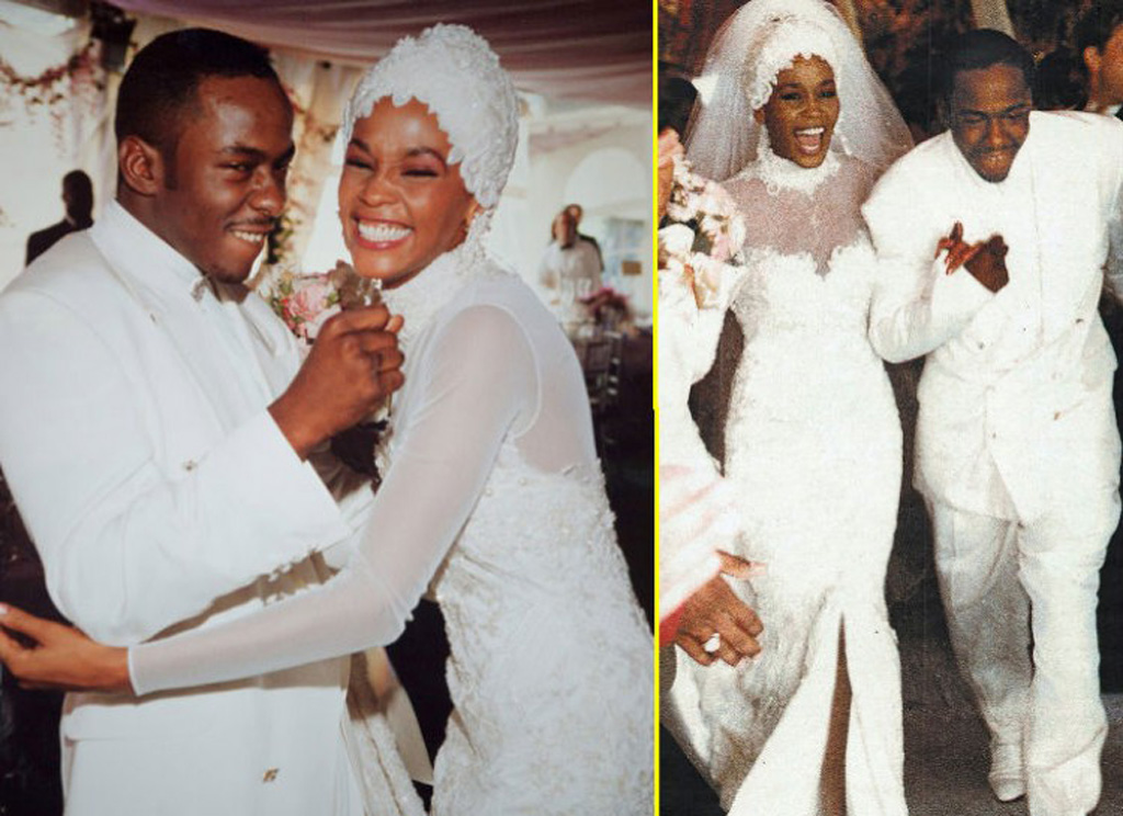  Bộ váy cưới của Whitney mặc trong đám cưới cùng Bobby Brown năm 1992 - Ảnh chụp màn hình: Buzzfeed