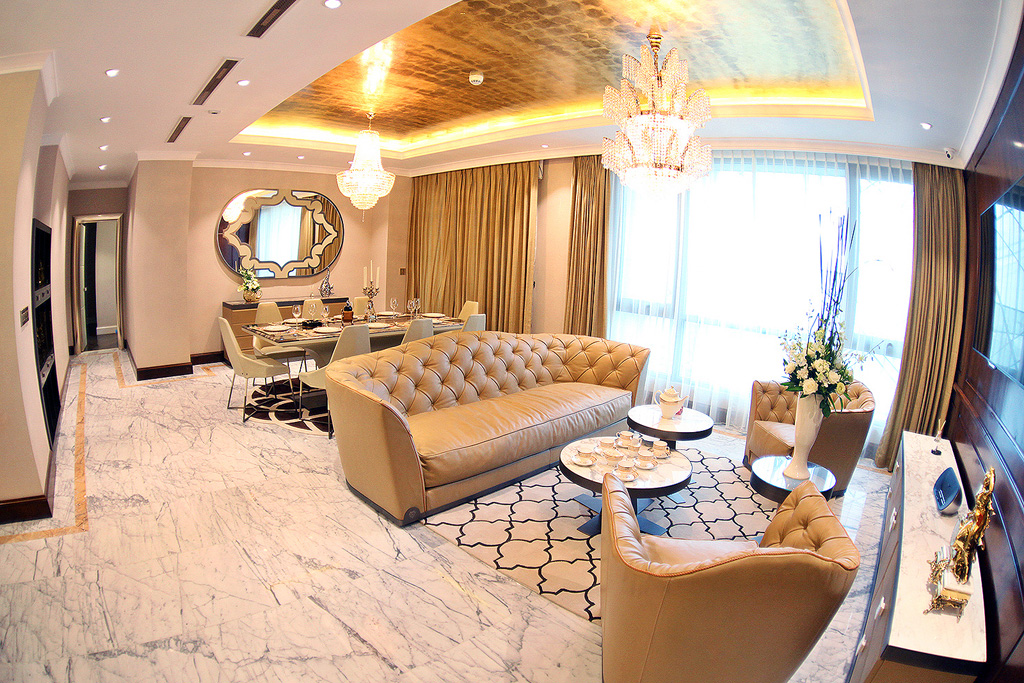 Căn h&ocirc; D&rsquo;. Palais De Louis với Nội thất Longhi sang trọng tinh tế