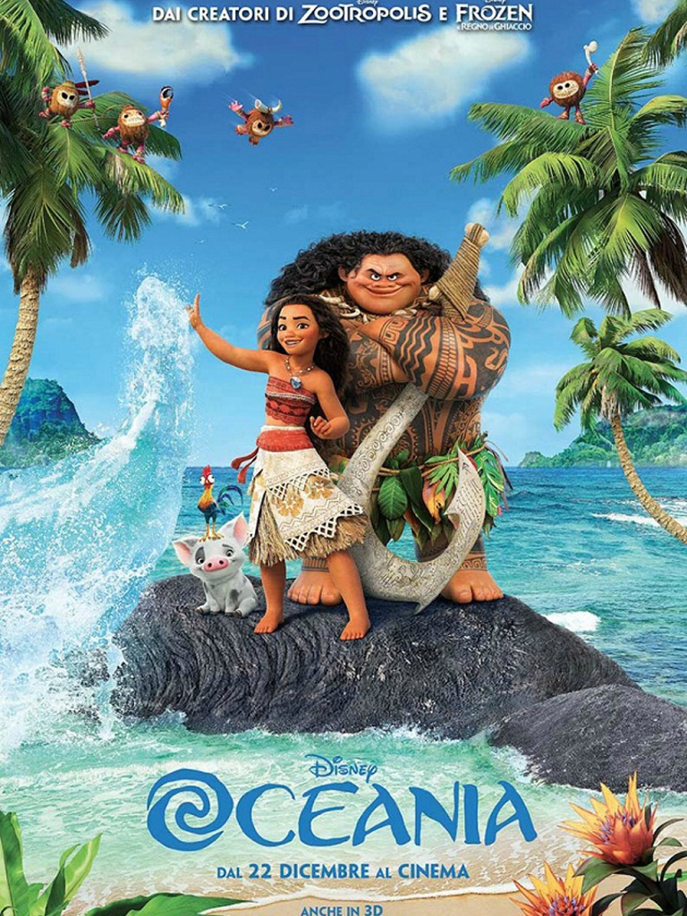 Poster phim phát hành tại Ý có tên là Ocenia để tránh trùng với tên của diễn viên khiêu dâm Moana Pozzi - Ảnh: Poster phim