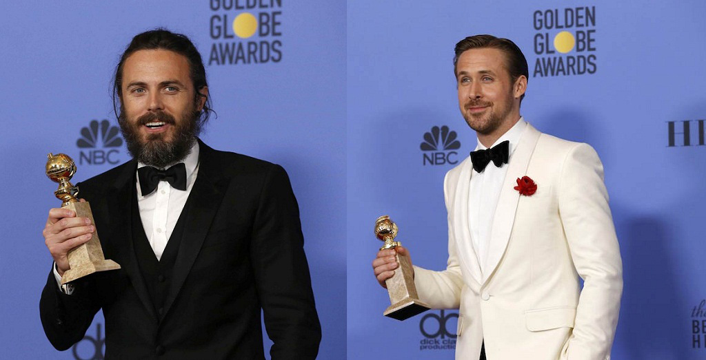  Casey Affleck và Ryan Gosling là hai ứng cử viên nặng kí nhất tại đường đua Oscar cho hạng mục nam chính - Ảnh: Reuters