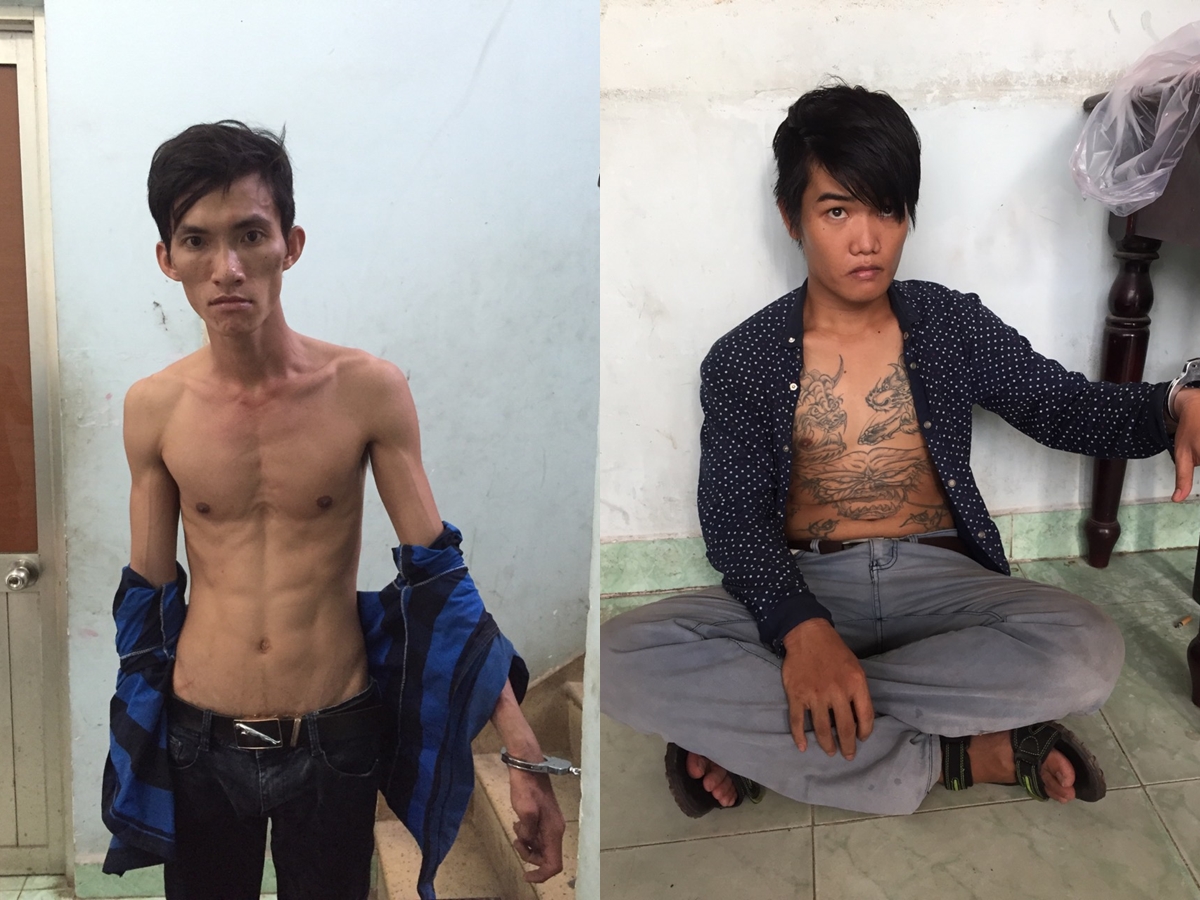 Hai tên cướp tại Công an phường Thạnh Xuân