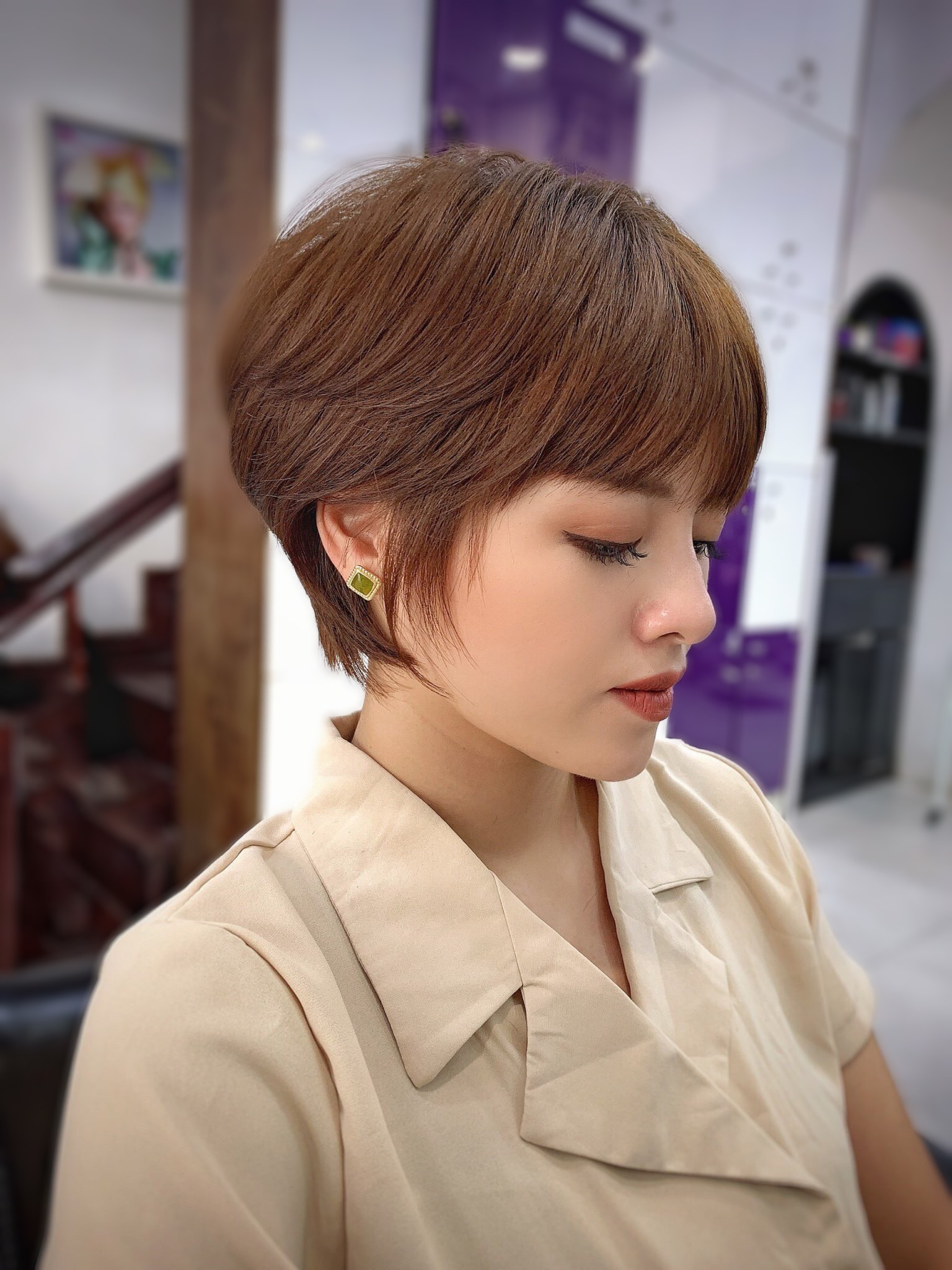 15 kiểu tóc tém đẹp trẻ trung nhất cho nữ phù hợp với mọi khuôn mặt Website  Chính Thức Thương Hiệu Top Haneda, D'Angello