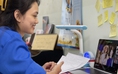 Hoa khôi bóng chuyền 'cô giáo Hoài' dạy tiếng Anh trực tuyến miễn phí cho trẻ em