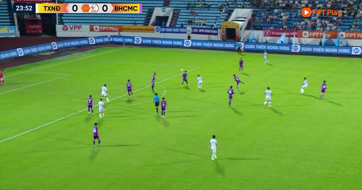 Highlight Nam Định 1-2 Becamex TP.HCM: Cú sốc trên sân Thiên Trường