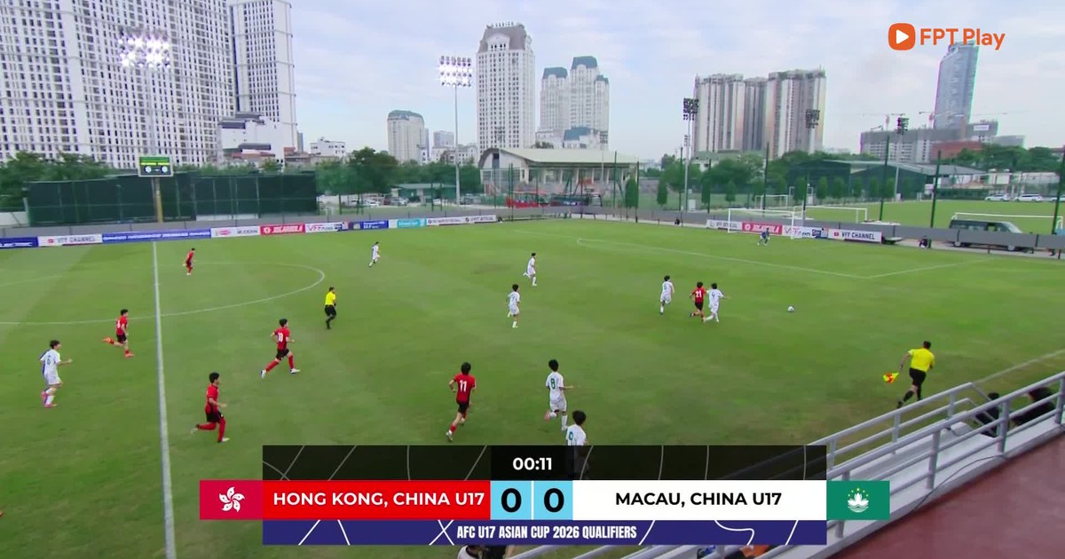Highlight U.17 Hồng Kông (Trung Quốc) 2-0 U.17 Macao (Trung Quốc): Ra quân thuận lợi