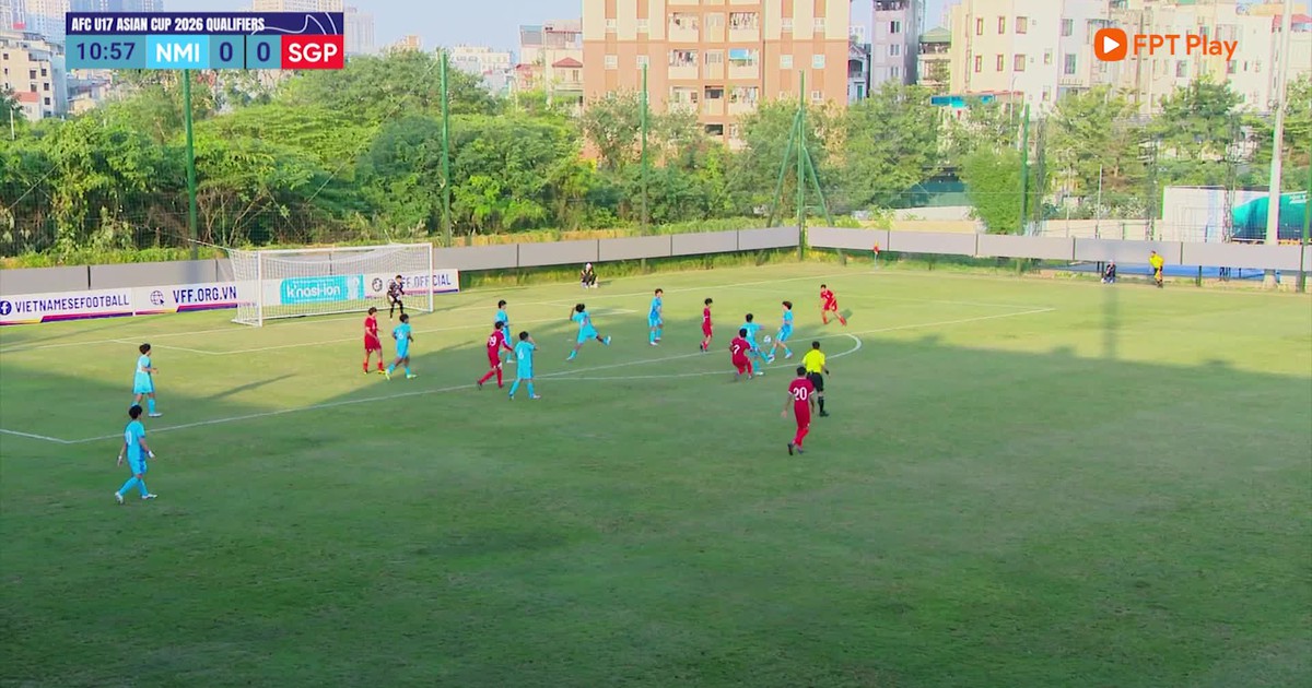 Higlight U.17 Quần đảo Bắc Mariana 1-2 U.17 Singapore: Thoát hiểm phút cuối