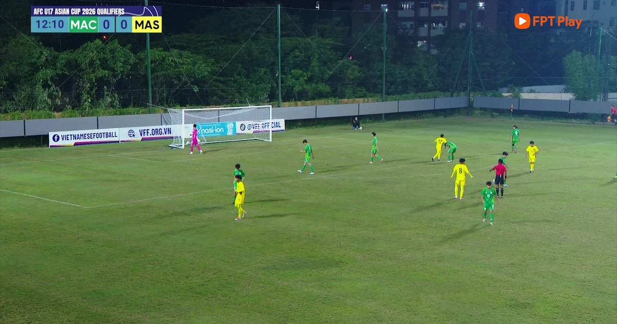 Highlight U.17 Macau 0-5 U.17 Malaysia: Chiến thắng toàn diện