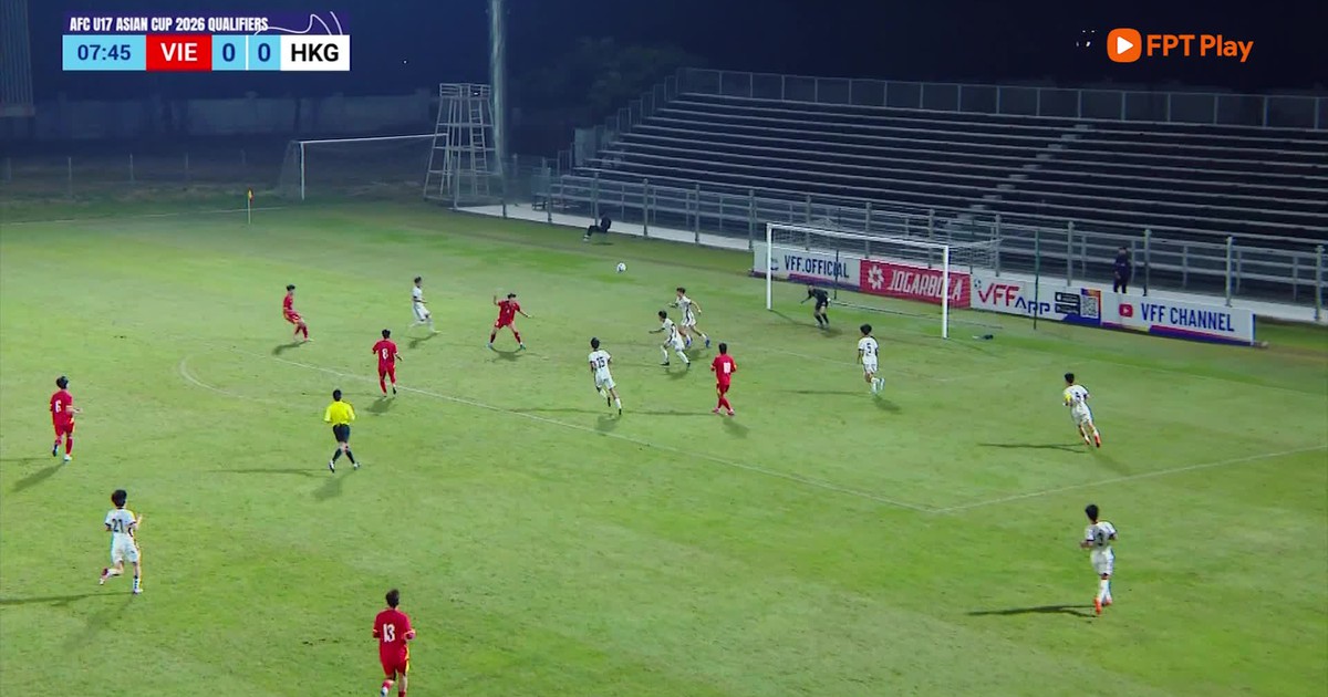 Highlight U.17 Việt Nam 2-0 U.17 Hồng Kông: Giữ vững ngôi đầu