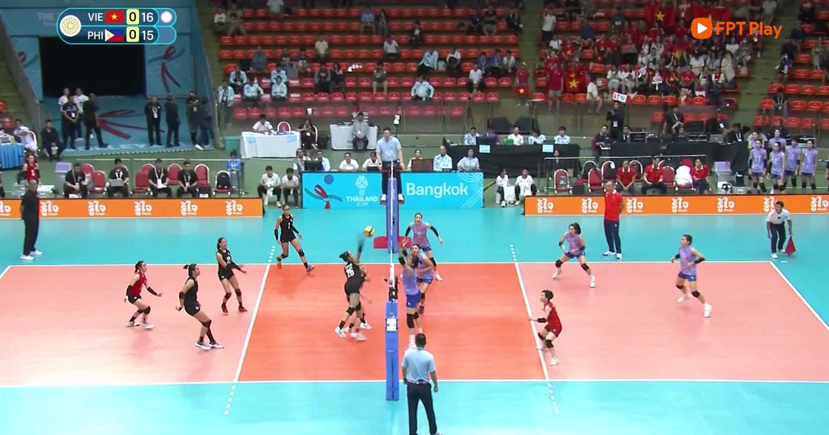 Highlight bóng chuyền nữ Việt Nam - Philippines: Màn trình diễn chói sáng của Thanh Thúy
