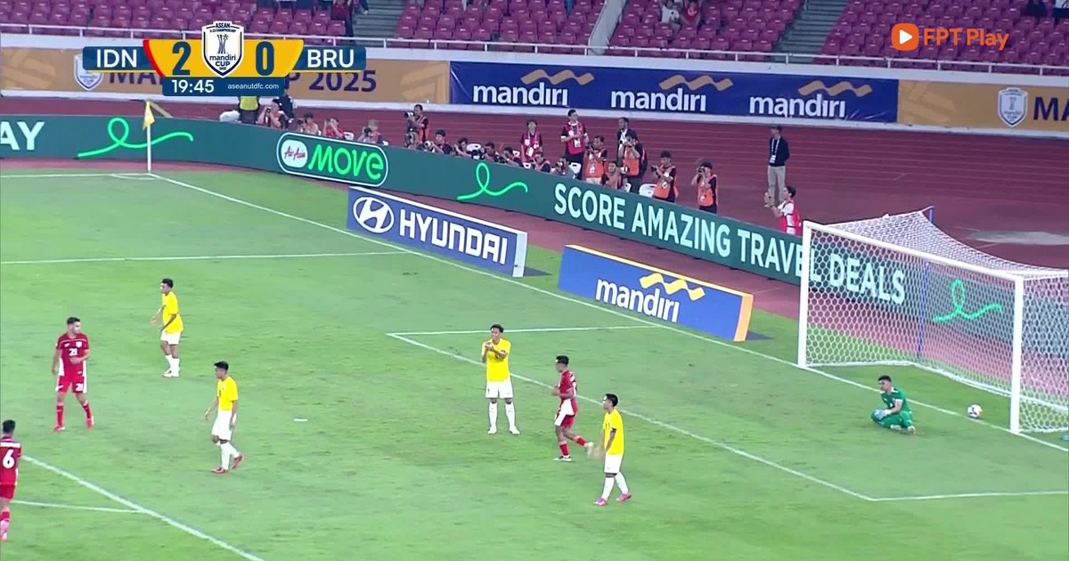 Highlight U.23 Indonesia 8-0 U.23 Brunei: Sao trẻ nhập tịch ghi 6 bàn