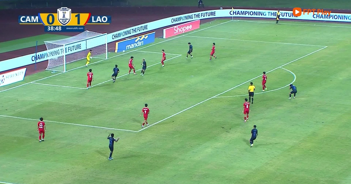 Highlight U.23 Campuchia 1-1 U.23 Lào: Bất phân thắng bại