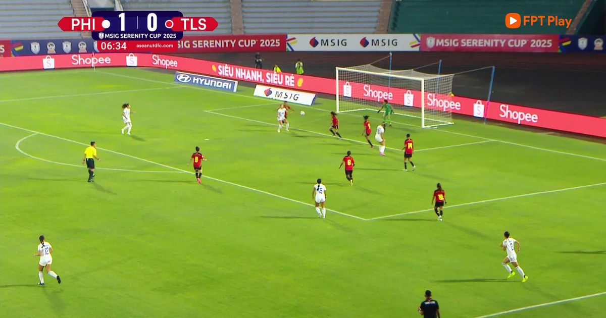Highlight đội tuyển nữ Philippines 7-0 Timor Leste: Lại thêm một trận thắng đậm