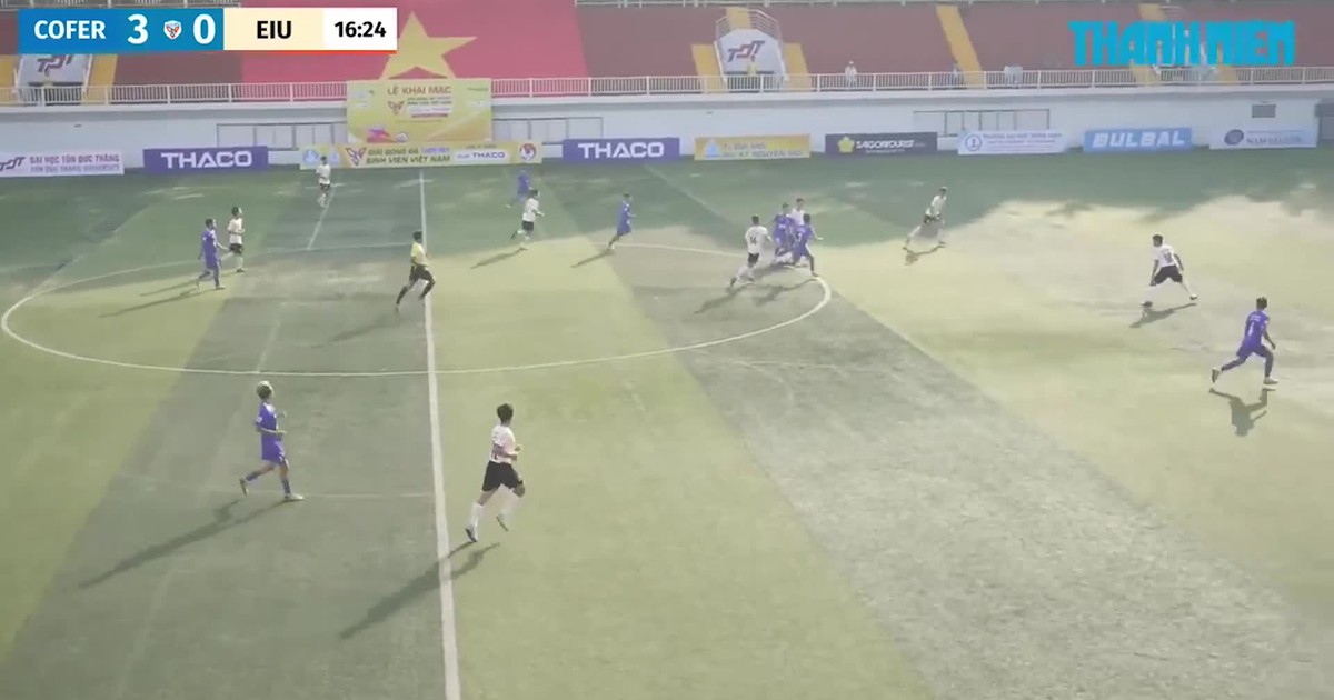 Highlight CĐ Kinh tế Đối ngoại (COFER) 8-1 ĐH Quốc tế Miền Đông (EIU): Ghi 6 bàn chỉ trong 20 phút