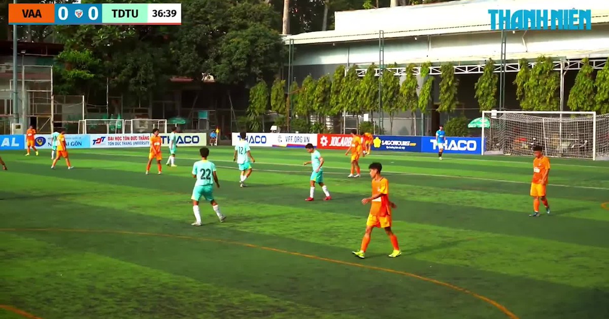 Highlight Học viện Hàng không Việt Nam (VAA) 0-4 Trường ĐH Tôn Đức Thắng (TDTU): Mở toang cửa đến play-off