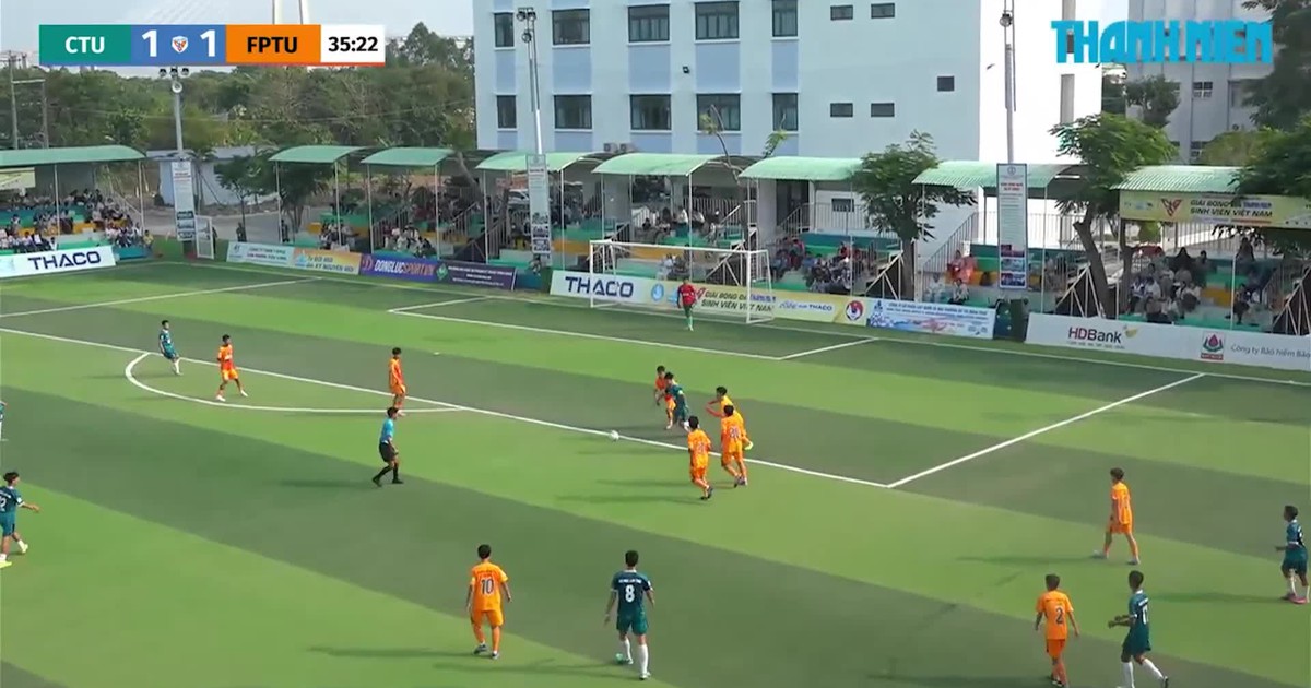Highlight ĐH Cần Thơ (CTU) 3-2 Trường ĐH FPT Cần Thơ (FPTU): Rượt đuổi nghẹt thở