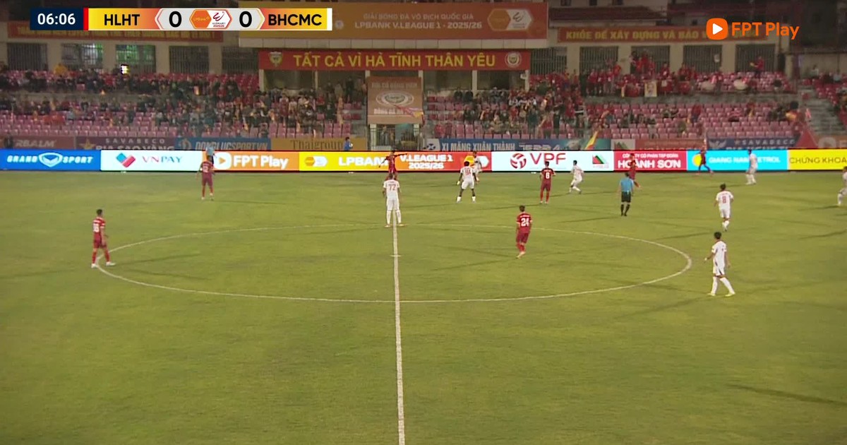 Highlight CLB Hà Tĩnh 0-0 CLB Becamex TP.HCM: Thế trận giằng co