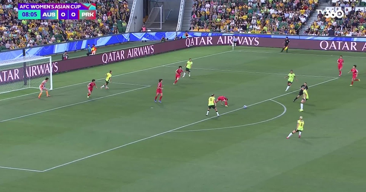 Highlight tứ kết đội tuyển nữ Úc 2-1 Triều Tiên: Chủ nhà vào bán kết