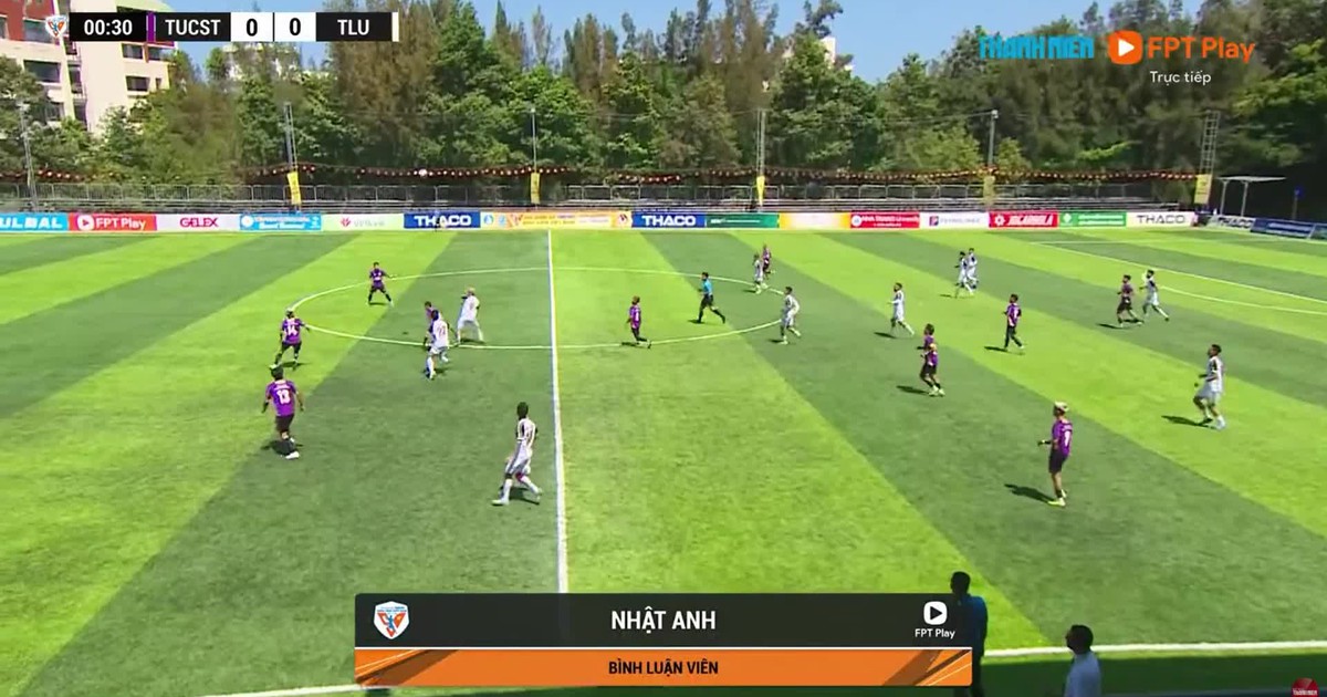 Highlight Trường ĐH VH-TT-DL Thanh Hóa 0-4 Trường ĐH Thủy lợi: Mãn nhãn trận ‘chung kết sớm’, ĐKVĐ dừng bước