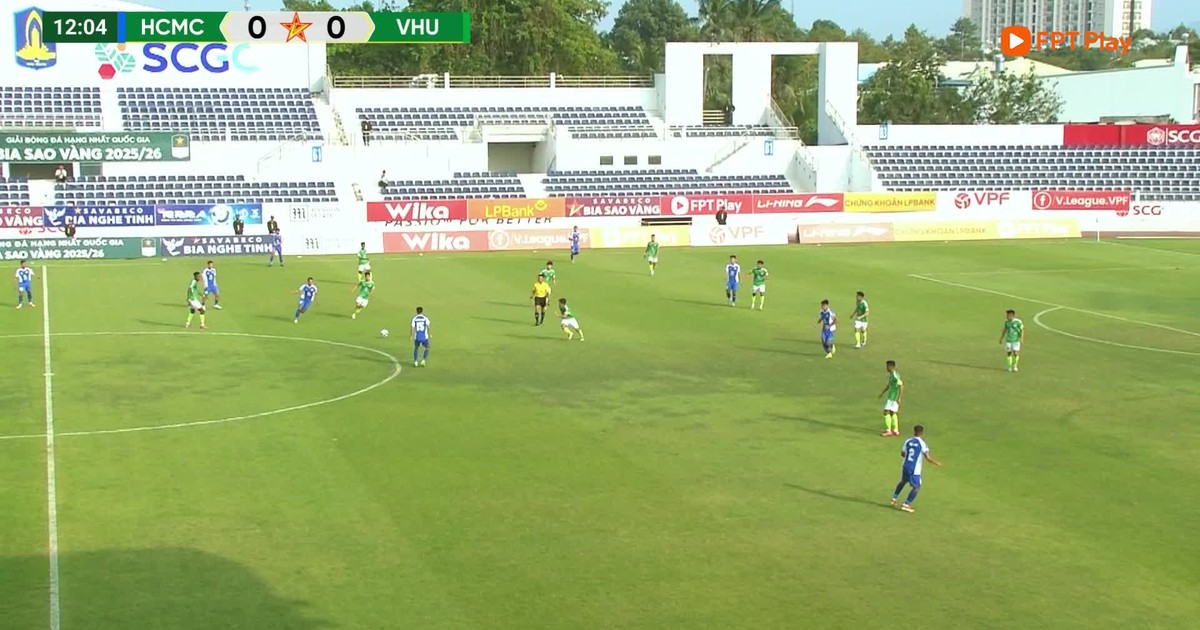 Higlight CLB TP.HCM 0-0 ĐH Văn Hiến: Trận hòa nhạt nhòa