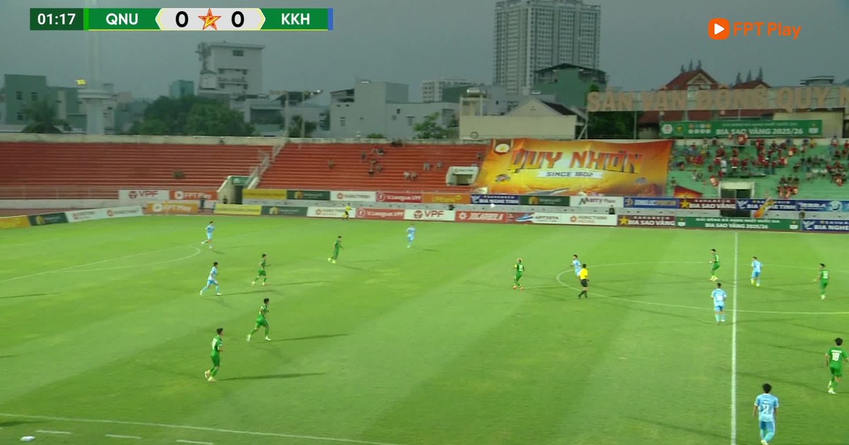 Highlight CLB Quy Nhơn 1-0 Khánh Hòa: Chiến thắng tối thiểu củng cố vị trí