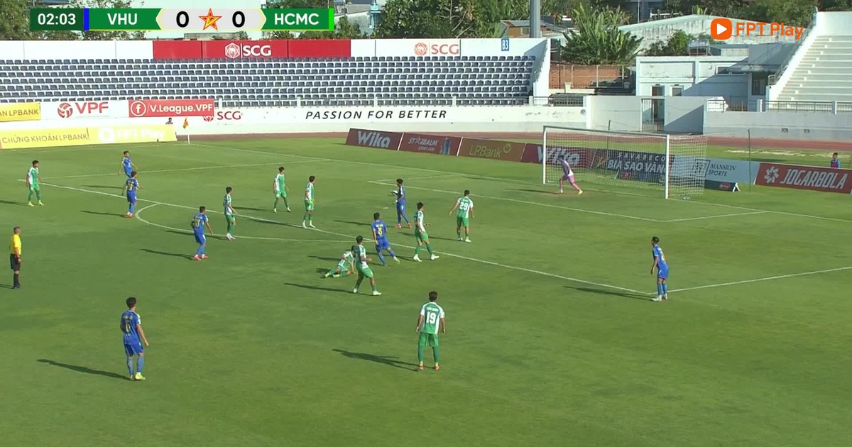 Highlight ĐH Văn Hiến 1-1 CLB TP.HCM: Chia điểm kịch tính