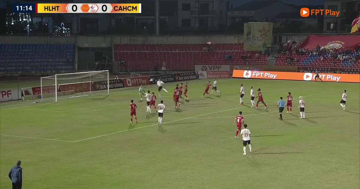 Highlight CLB Hà Tĩnh 0-1 CLB Công an TP.HCM: Đánh đầu đẹp mắt