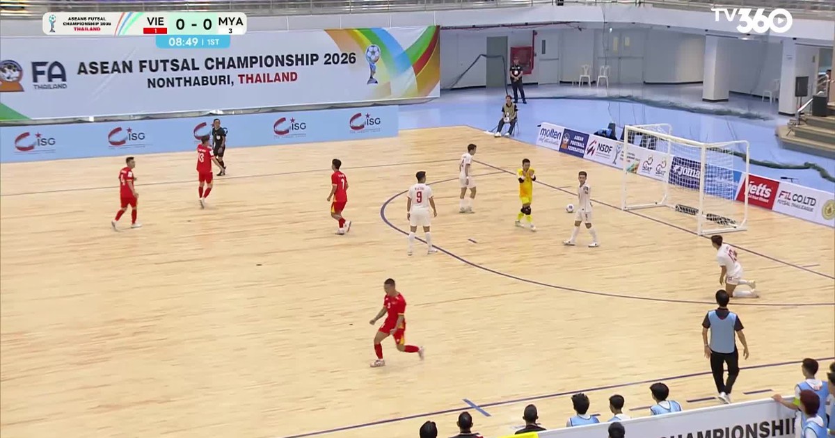 Highlight đội tuyển Việt Nam - Myanmar: Thắng giòn giã | Giải Futsal Đông Nam Á 2026