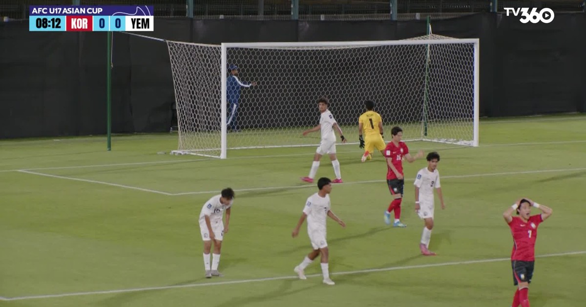 Highlight U.17 Hàn Quốc 0-0 U.17 Yemen: Ứng cử viên vô địch bị chia điểm