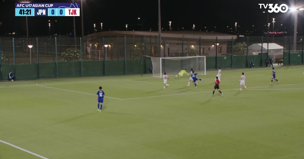 Highlight U.17 Nhật Bản 5-0 U.17 Tajikistan: Chiến thắng áp đảo