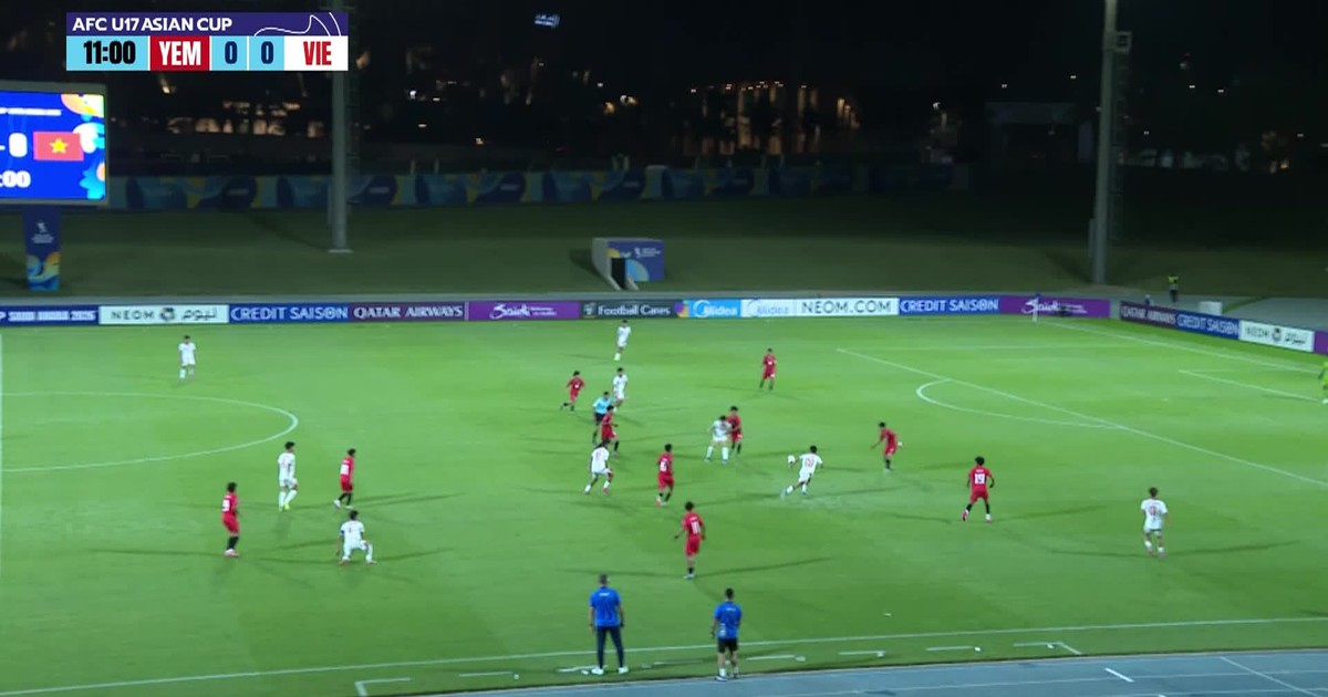 Highlight U.17 Việt Nam 1-0 U.17 Yemen: Quang Hưng tỏa sáng