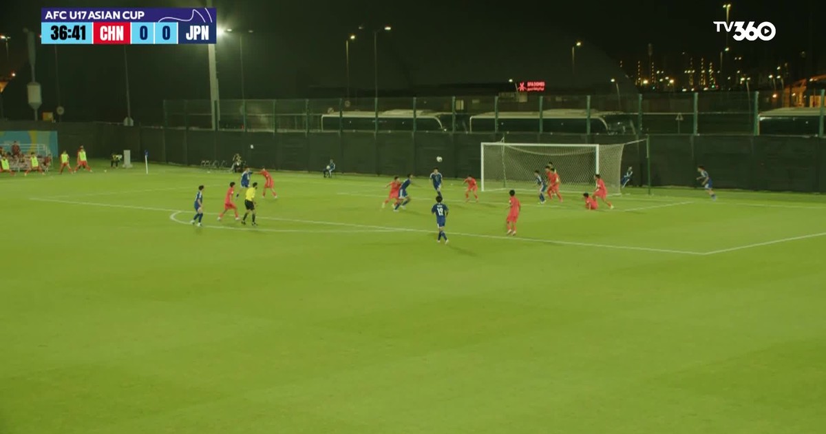 Highlight U.17 Nhật Bản 1-1 U.17 Trung Quốc: Ứng viên vô địch bị cầm chân