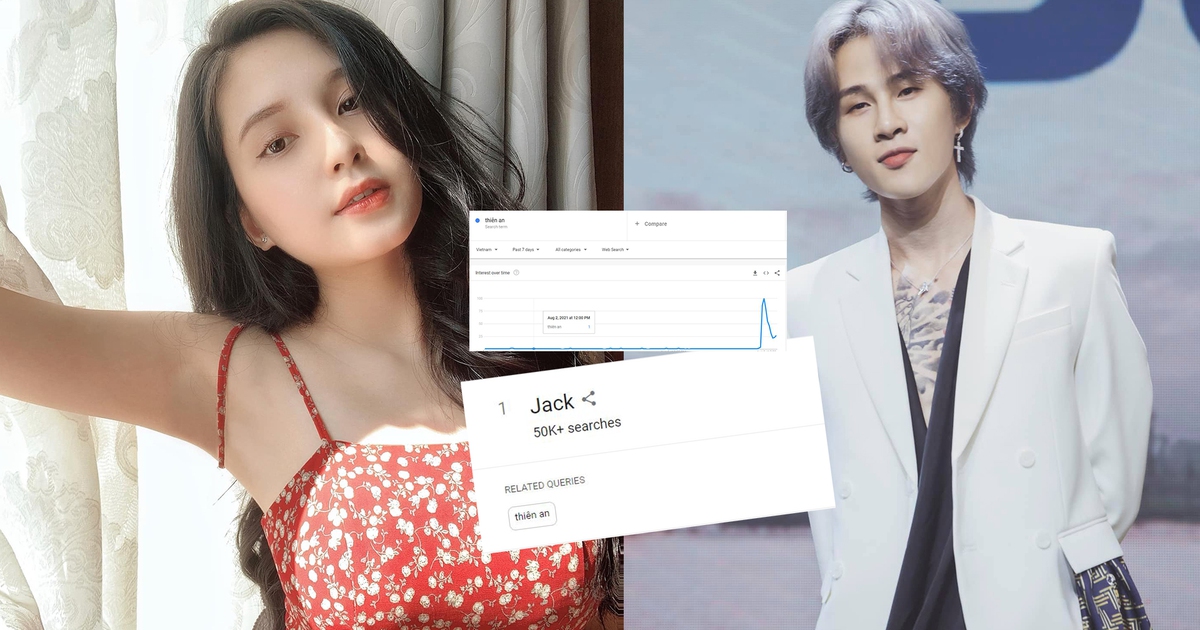 Jack và Thiên An lọt top tìm kiếm Google lúc nửa đêm, chuyện gì xảy ra?