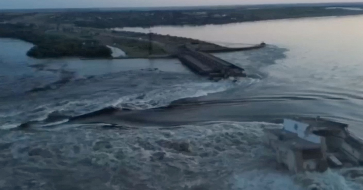 Vỡ đập thủy điện quan trọng tại Kherson, Ukraine - Nga đổ lỗi cho nhau