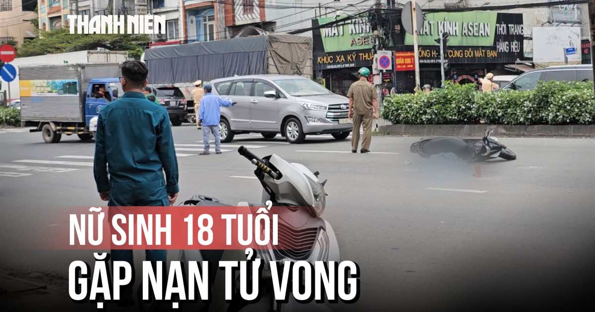 Nữ sinh 18 tuổi tử vong trên đường đi học sau va chạm với xe buýt