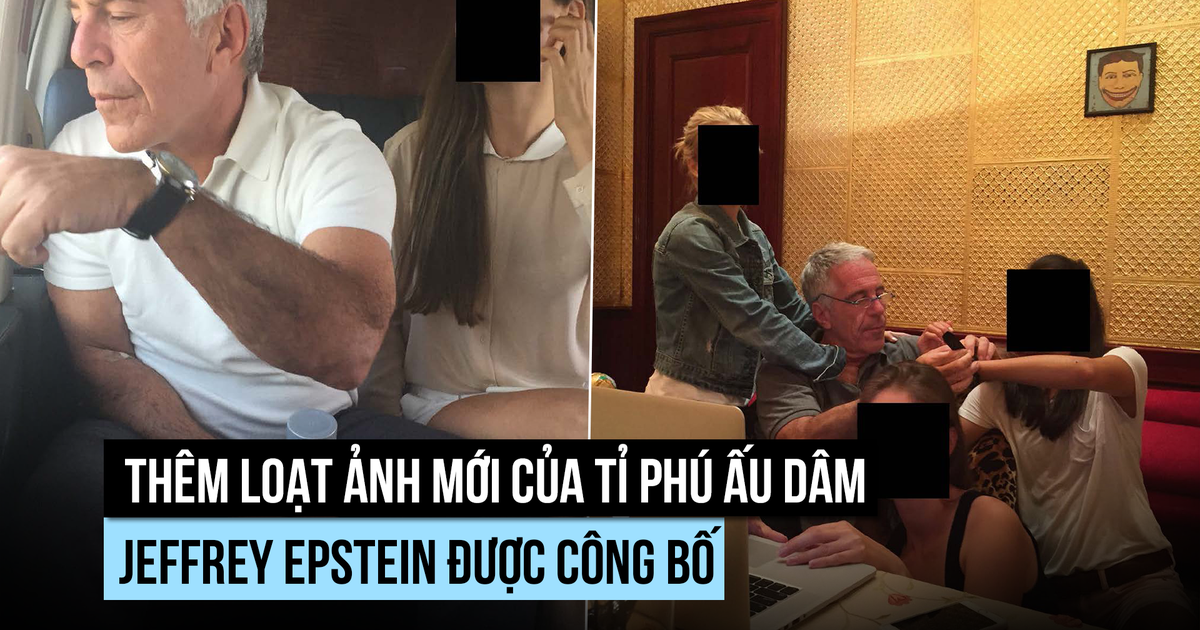 Thêm loạt ảnh mới của tỉ phú ấu dâm Jeffrey Epstein được công bố