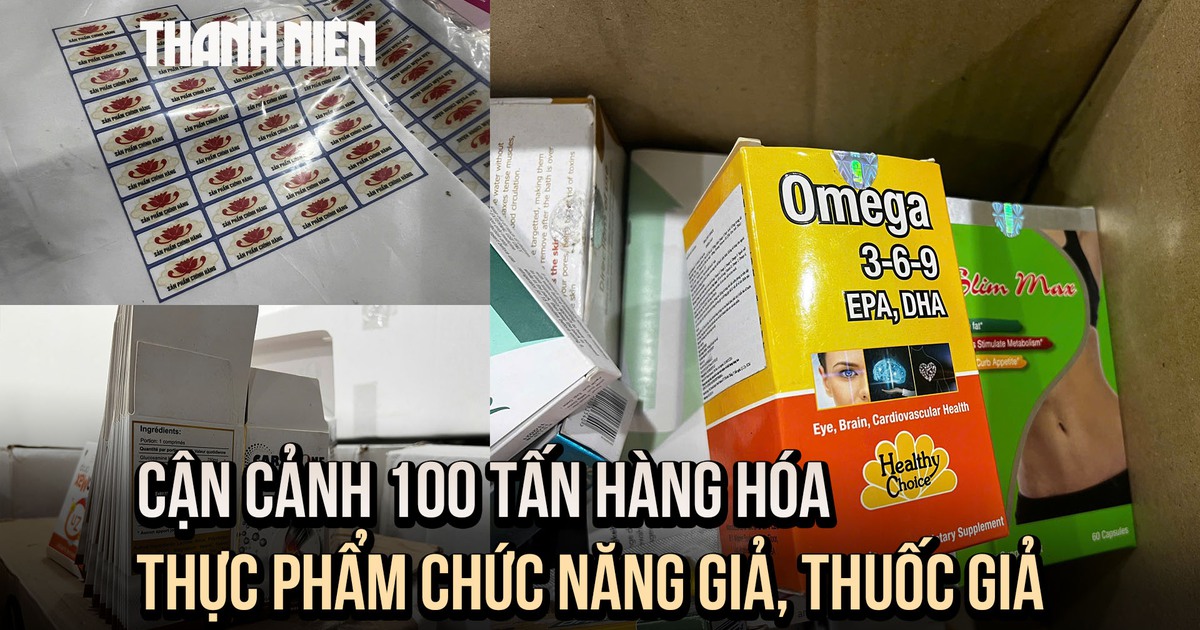 Vạch trần đường dây sản xuất thực phẩm chức năng giả của 2 vợ chồng dược sĩ