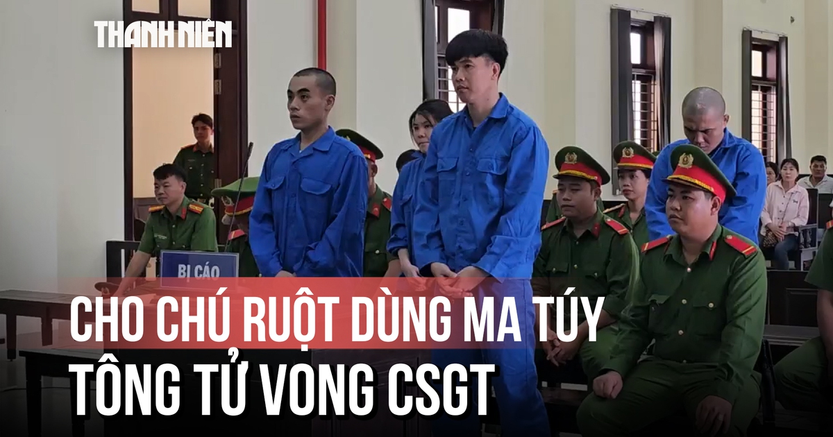 Cho chú ruột dùng ma túy trước khi giao hàng cấm, tông tử vong thiếu tá CSGT