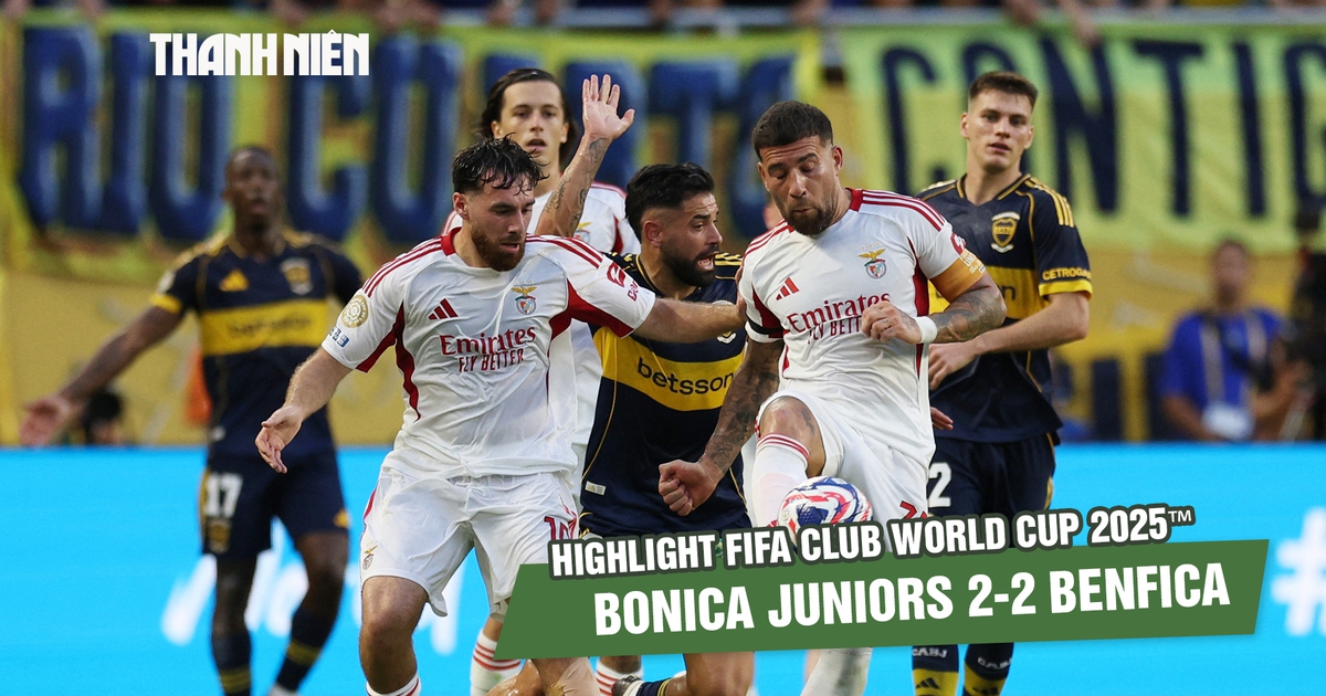 Highlight Bonica Juniors 2-2 Benfica: 2 thẻ đỏ, kịch tính tới phút cuối | FIFA Club World Cup 2025™
