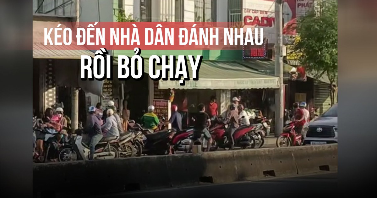 Điều tra vụ kéo đến nhà dân đánh nhau rồi bỏ chạy