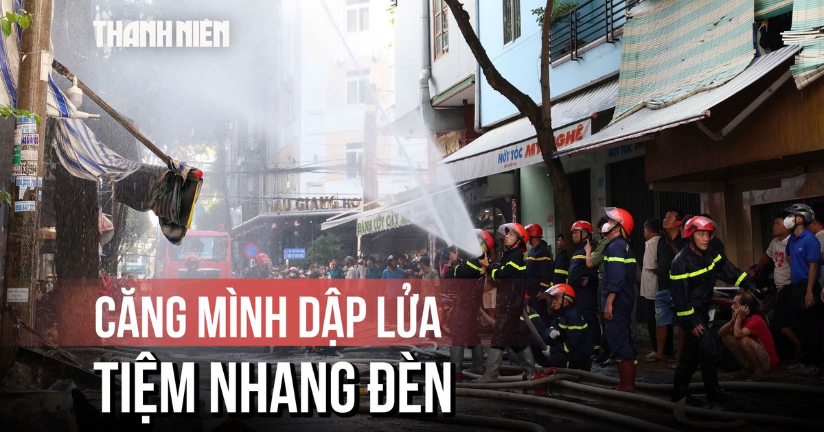 Căng mình dập lửa tại tiệm nhang đèn ở trung tâm Cần Thơ