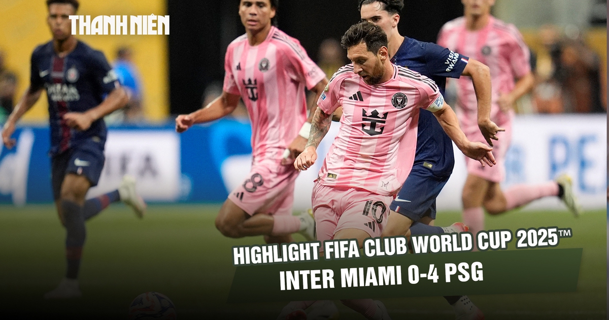 Highlight Inter Miami 0-4 PSG: Messi ngậm ngùi chia tay giải | Knock-out FIFA Club World Cup 2025™
