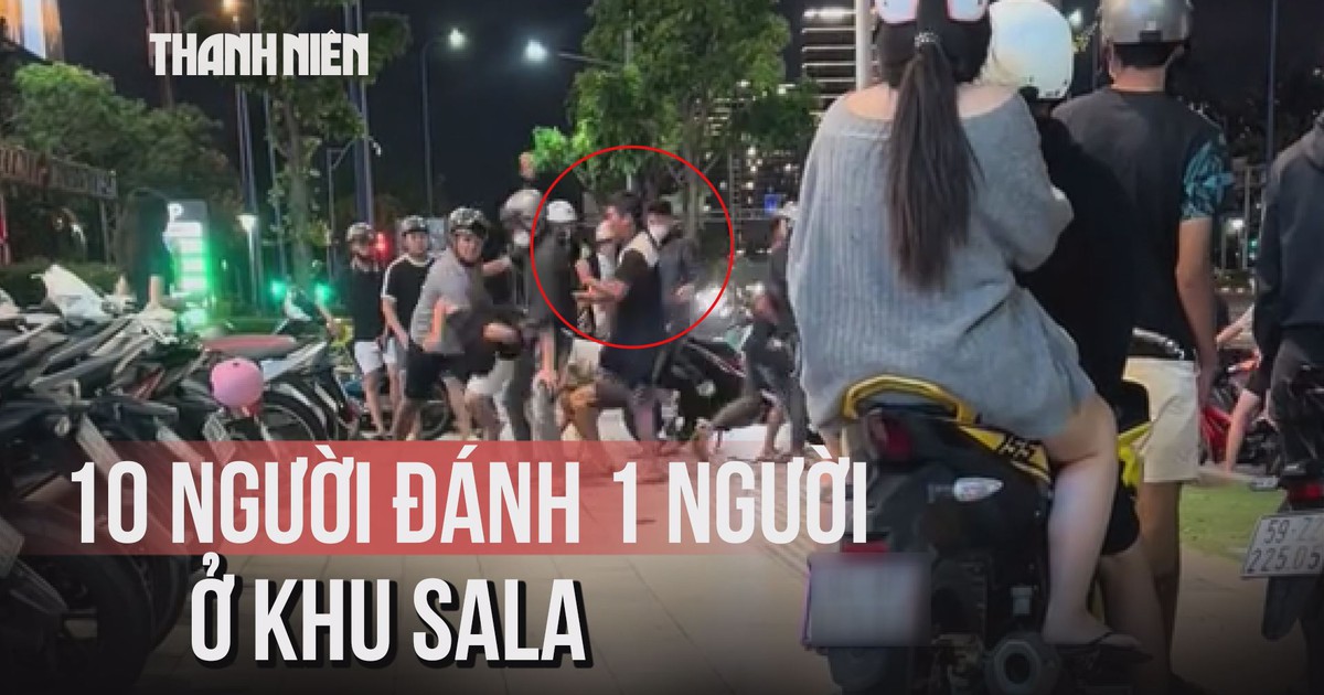 Đi lò cò vẫn tham gia đánh người ở khu Sala