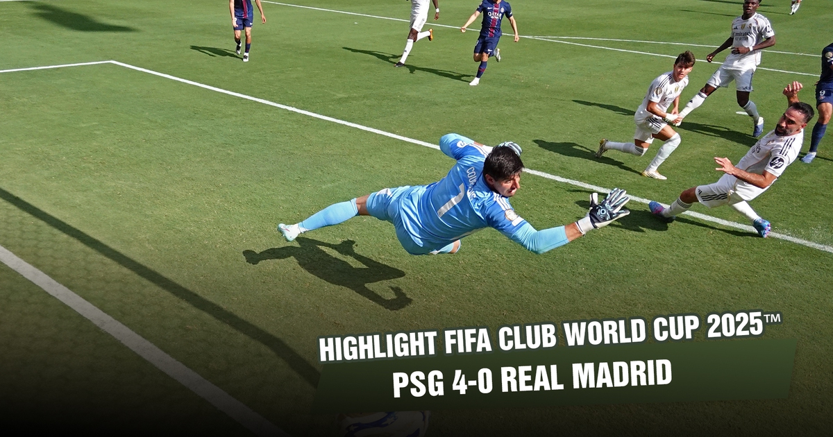 Highlight PSG 4-0 Real Madrid: Chiến thắng hủy diệt | Bán kết FIFA Club World Cup 2025™